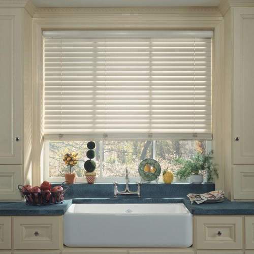 wooden window blinds