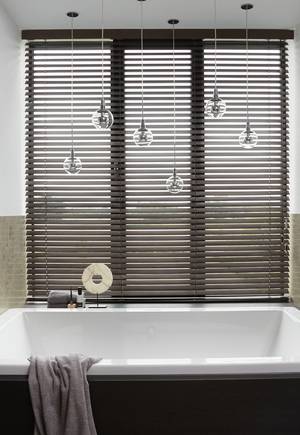 Luxaflex®  Form Wood Bathroom Blinds