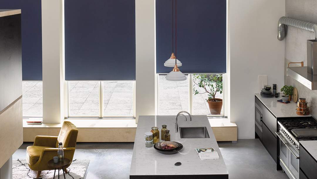 Blue Roller Blinds